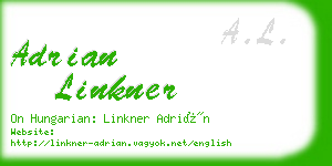adrian linkner business card